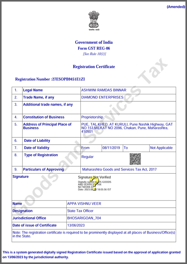 MSME Certificate